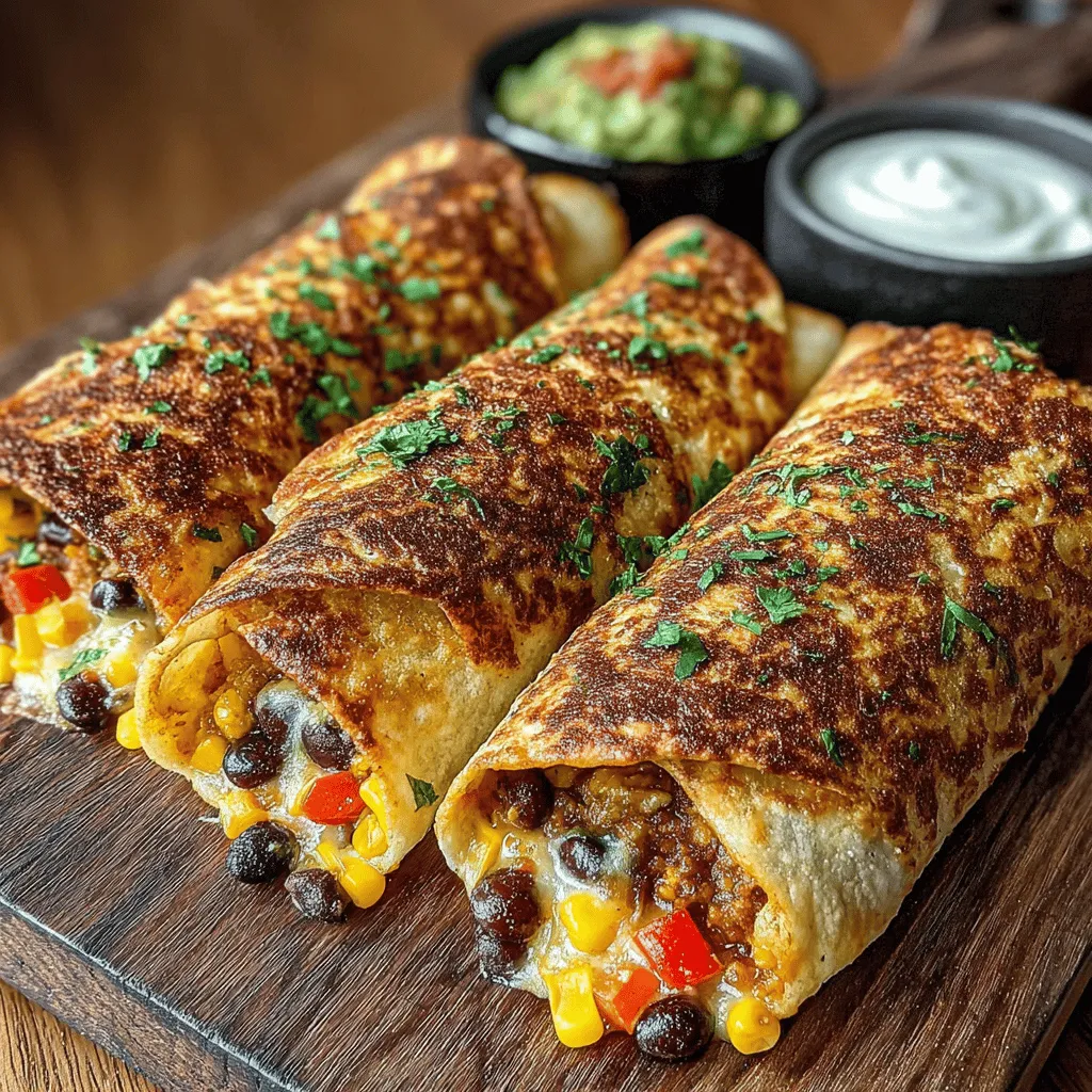 Crispy Veggie Fiesta Quesadilla Rolls are a delightful and versatile dish that can easily adapt to any occasion, whether you're hosting a casual gathering, preparing a quick family dinner, or simply craving a satisfying snack. These quesadilla rolls are not only delicious but also cater to health-conscious eaters looking for nutritious options without compromising on flavor. With a combination of wholesome ingredients and a simple preparation method, these rolls stand out in the realm of quick meals.
