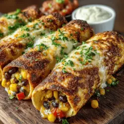 Crispy Veggie Fiesta Quesadilla Rolls are a delightful and versatile dish that can easily adapt to any occasion, whether you're hosting a casual gathering, preparing a quick family dinner, or simply craving a satisfying snack. These quesadilla rolls are not only delicious but also cater to health-conscious eaters looking for nutritious options without compromising on flavor. With a combination of wholesome ingredients and a simple preparation method, these rolls stand out in the realm of quick meals.