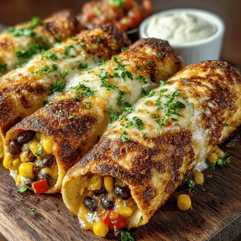 Crispy Veggie Fiesta Quesadilla Rolls are a delightful and versatile dish that can easily adapt to any occasion, whether you're hosting a casual gathering, preparing a quick family dinner, or simply craving a satisfying snack. These quesadilla rolls are not only delicious but also cater to health-conscious eaters looking for nutritious options without compromising on flavor. With a combination of wholesome ingredients and a simple preparation method, these rolls stand out in the realm of quick meals.
