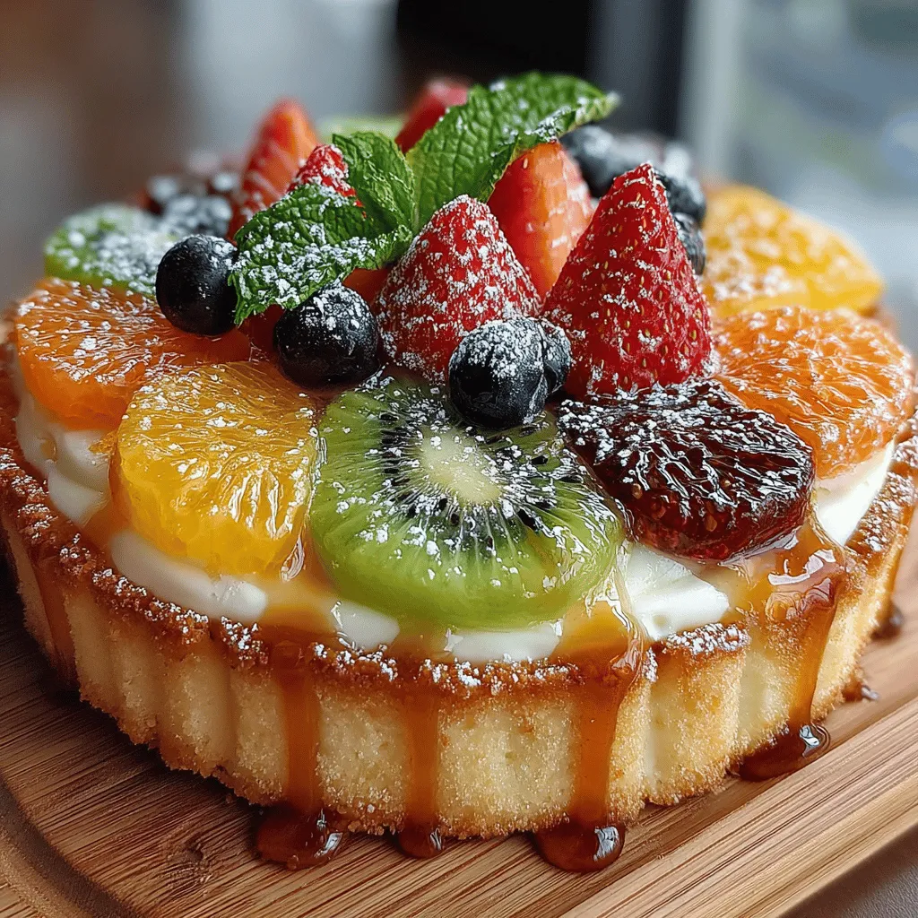 When it comes to delightful desserts that are both visually stunning and deliciously refreshing, the Fruity Paradise Delight stands out as a perfect choice. Imagine a colorful pizza made not with traditional toppings but with a luscious layer of cream cheese and an array of vibrant, juicy fruits. This delightful creation embodies the essence of summer, making it an ideal treat for gatherings, parties, or simply to indulge in a sweet moment at home.