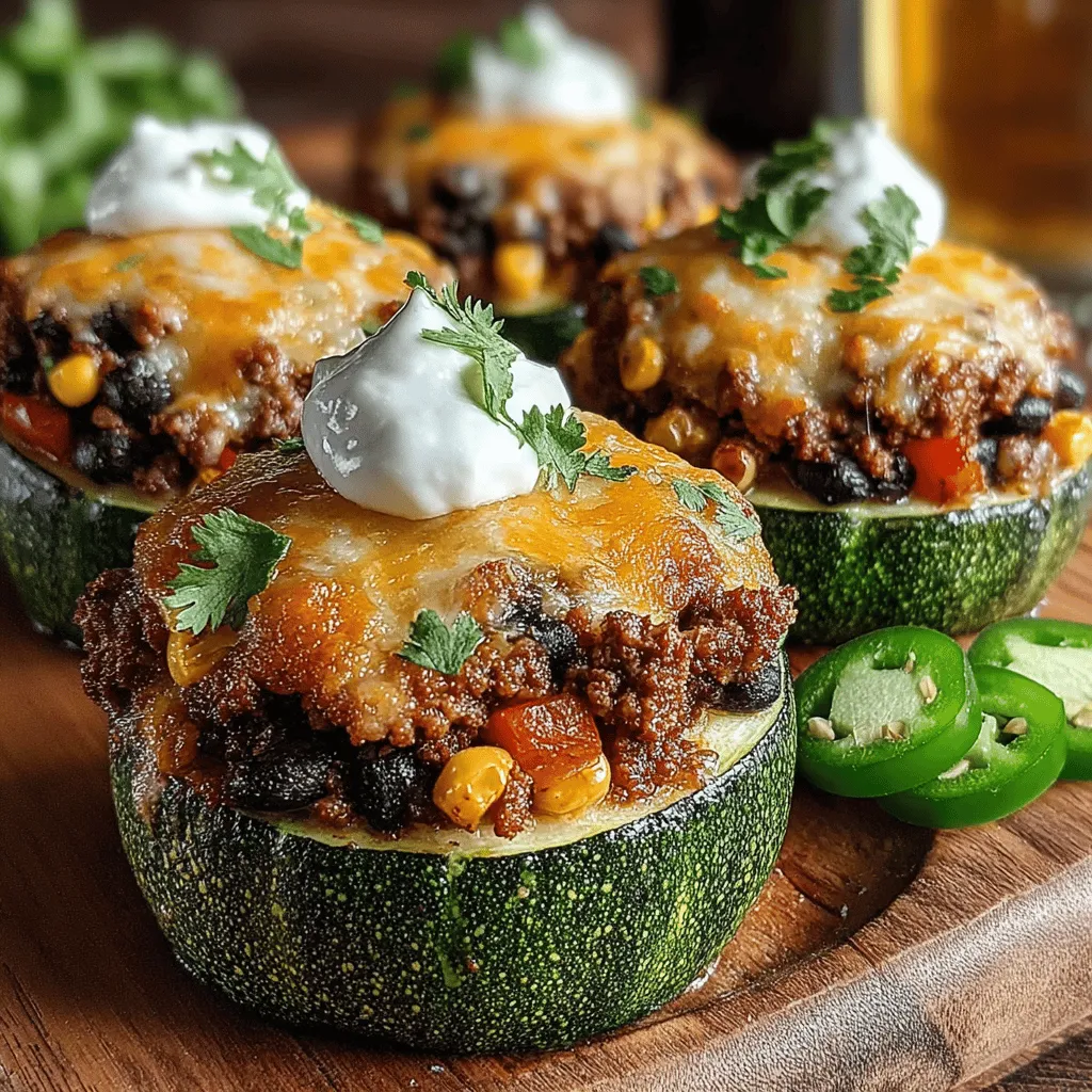 Taco night is a cherished tradition in many households, often evoking memories of family gatherings and festive celebrations. However, if you're looking to shake things up while still enjoying the vibrant flavors of taco night, our Zesty Mini Zucchini Taco Cups offer a fresh and healthy alternative. This innovative recipe combines the crispness of zucchini with savory ground turkey, nutrient-rich black beans, and an array of delightful seasonings, all topped with a generous layer of melted cheese. Not only are these mini taco cups a feast for the eyes, but they also pack a punch in terms of flavor, making them an ideal choice for both weeknight dinners and entertaining guests.