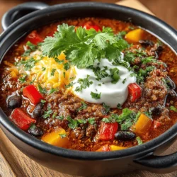 Sweet & Spicy Slow Cooker Fig Jam Chili