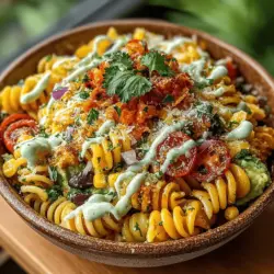 As the days grow warmer and the sun shines brighter, the craving for light and refreshing dishes intensifies. Enter the Creamy Avocado Ranch Pasta Salad, a delightful combination of creamy textures and vibrant flavors that is perfect for any occasion, be it a potluck, a family gathering, or a casual dinner on the patio. This dish is not only pleasing to the palate but also comes packed with health-conscious ingredients that make it a guilt-free indulgence. The creamy avocado dressing, coupled with a variety of fresh vegetables and protein, ensures that each bite is a flavorful experience, making it a crowd-pleaser that everyone will love.