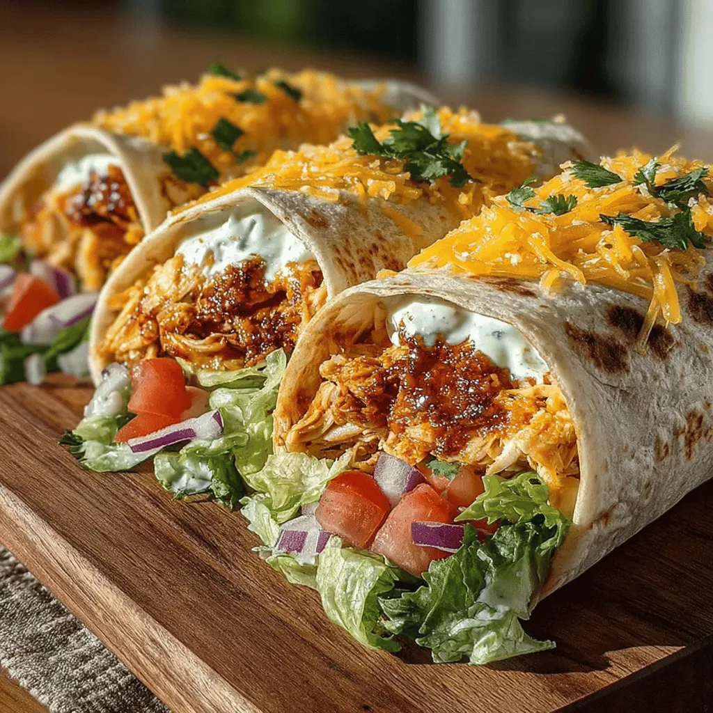 In the world of quick and nutritious meals, few dishes can compete with the Creamy Avocado Ranch Chicken Wraps. This delightful recipe combines tender chicken, creamy avocado ranch dressing, and fresh vegetables, all wrapped in a soft tortilla. The result is a meal that is not only satiating but also bursting with flavor. Whether you're navigating a busy weeknight or seeking a satisfying lunch option, these wraps are designed to deliver both convenience and taste without compromising on health.