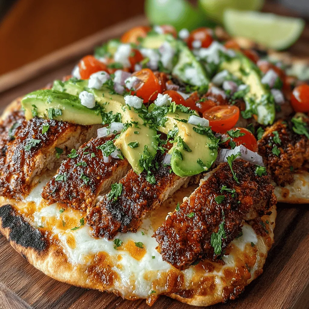 Cherry tomatoes are a delightful addition to the Sizzling Spicy Grilled Chicken Flatbread. Their juicy sweetness perfectly balances the heat from the spicy grilled chicken, creating a harmonious flavor profile that excites the palate. These small, vibrant fruits burst with flavor and add a refreshing contrast to the warmth of the grilled ingredients. When selecting cherry tomatoes, look for those that are firm and brightly colored, as they will provide the best flavor and visual appeal in your dish.