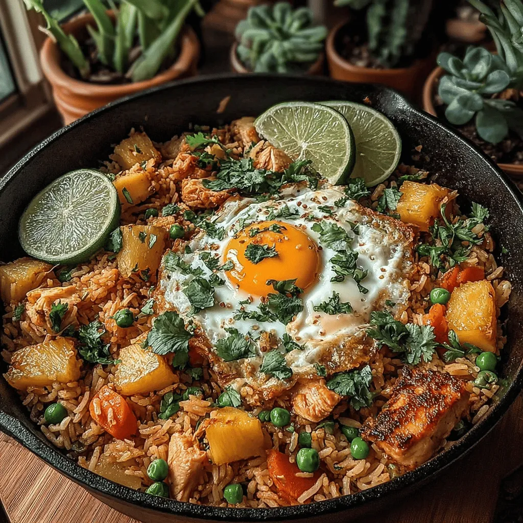 When it comes to comfort food that tantalizes the taste buds and transports you to a sun-kissed paradise, few dishes can compete with Tropical Paradise Pineapple Chicken Fried Rice. This vibrant and delicious recipe combines succulent chicken, sweet pineapple, and colorful vegetables, all tossed together with perfectly cooked rice to create a delightful culinary experience. Whether you’re looking for a quick weeknight dinner or an impressive dish to serve at gatherings, this fried rice recipe is sure to become a favorite in your household.