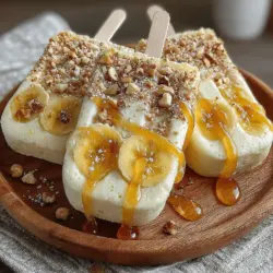 Once your Banana Bliss Peanut Butter Popsicles have frozen solid, it’s time to enjoy your delightful creation. However, getting those popsicles out of their molds can sometimes be a tricky endeavor. Here’s how to unmold them effortlessly while keeping them intact: