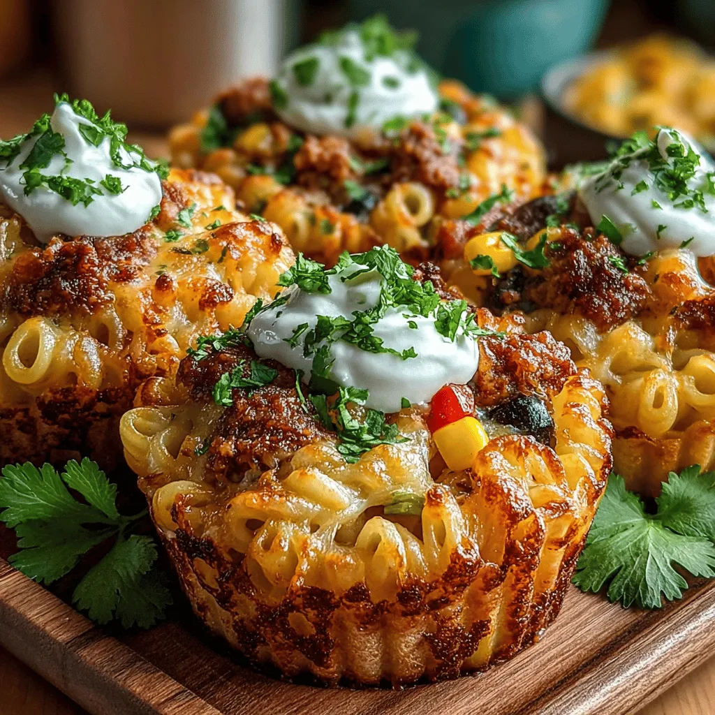 Mini Veggie Chili Mac Cups Recipe
