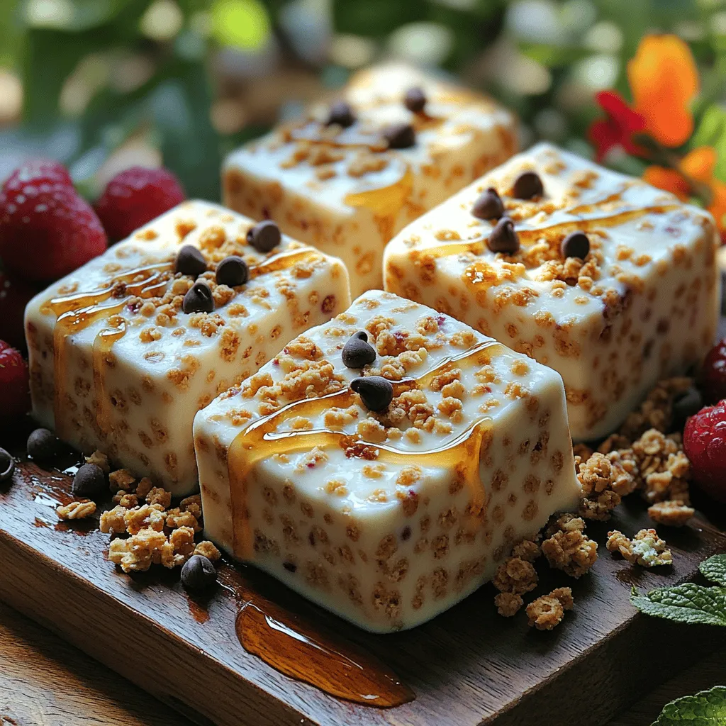 Frozen yogurt treats have taken the dessert world by storm, offering a refreshing alternative to traditional ice cream while allowing for endless flavor variations. One particularly delightful twist on this classic is the Frozen Yogurt Cereal Milk Squares, a dessert that not only captures the essence of childhood breakfasts but also elevates it to a gourmet experience. This unique recipe combines the creamy goodness of frozen yogurt with the nostalgic flavors of cereal milk, creating a sweet treat that is both familiar and innovative.