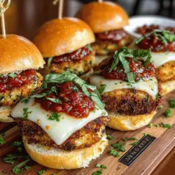 In a world where the quest for healthier eating often conflicts with the desire for indulgent flavors, Mini Crispy Zucchini Parmesan Sliders emerge as a delightful solution. These sliders not only satisfy your cravings for something savory and satisfying but also serve as a nutritious alternative to traditional meat-based sliders. Made primarily with zucchini, these bite-sized treats are perfect for anyone looking to incorporate more vegetables into their diet without sacrificing taste or texture.