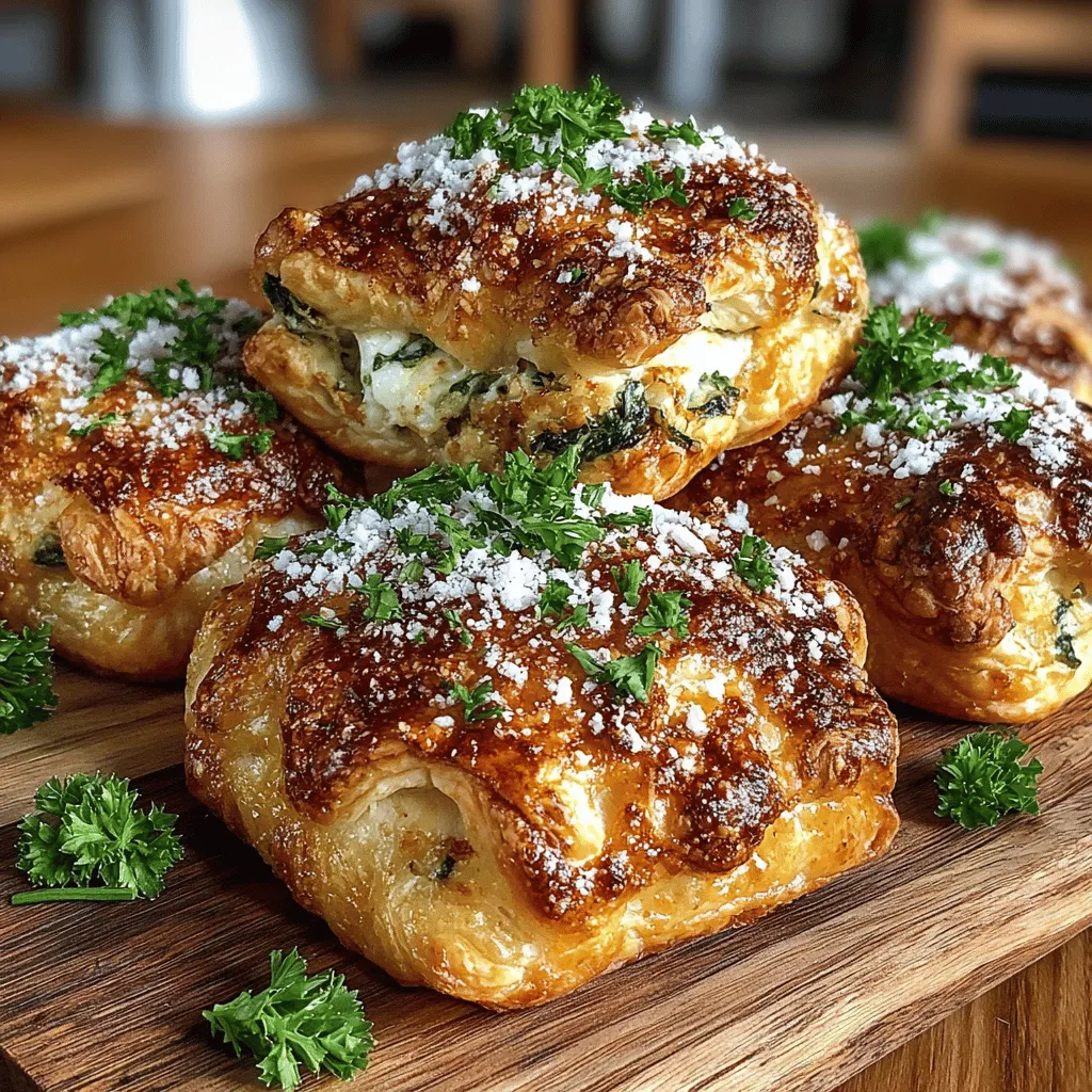 When it comes to appetizers that are both delicious and visually appealing, Mini Spinach Artichoke Puff Melts stand out as a crowd favorite. These delightful bites combine the rich, savory flavors of spinach and artichokes with the creamy goodness of cheeses, all enveloped in a light, flaky puff pastry. Perfect for a variety of occasions, from lively game days to elegant dinner parties, these puff melts are sure to impress your guests and keep them coming back for more.