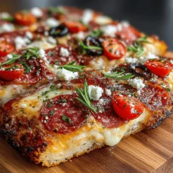 Charcuterie Delight Pizza