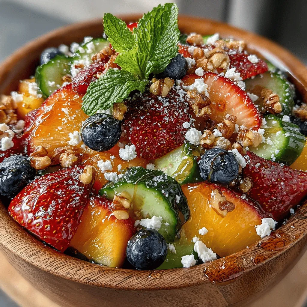 Salads have long been celebrated as a staple in healthy eating, offering a canvas for creativity while providing essential nutrients. They serve not only as a refreshing dish but also as a means to incorporate a variety of fruits and vegetables into our diets. As summer approaches, the Peach Mosaic Salad emerges as a standout option, perfect for gatherings, picnics, or a light dinner. This salad is a feast for the eyes and the palate, showcasing a harmonious blend of flavors and textures that embody the essence of the season.
