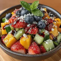 Salads have long been celebrated as a staple in healthy eating, offering a canvas for creativity while providing essential nutrients. They serve not only as a refreshing dish but also as a means to incorporate a variety of fruits and vegetables into our diets. As summer approaches, the Peach Mosaic Salad emerges as a standout option, perfect for gatherings, picnics, or a light dinner. This salad is a feast for the eyes and the palate, showcasing a harmonious blend of flavors and textures that embody the essence of the season.