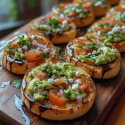 In a world where snacking and healthy eating often seem at odds, Mini Avocado Toast Bagel Bites bridge the gap beautifully. These bite-sized treats are not only easy to prepare but also packed with flavor and nutrients. With creamy avocado, vibrant toppings, and the satisfying crunch of toasted bagels, they make for an ideal snack or appetizer. Perfectly suited for gatherings or a quick treat at home, this recipe promises to impress friends and family alike.