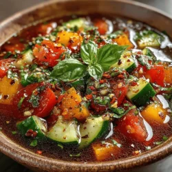 Balsamic Vinaigrette Soup Recipe
