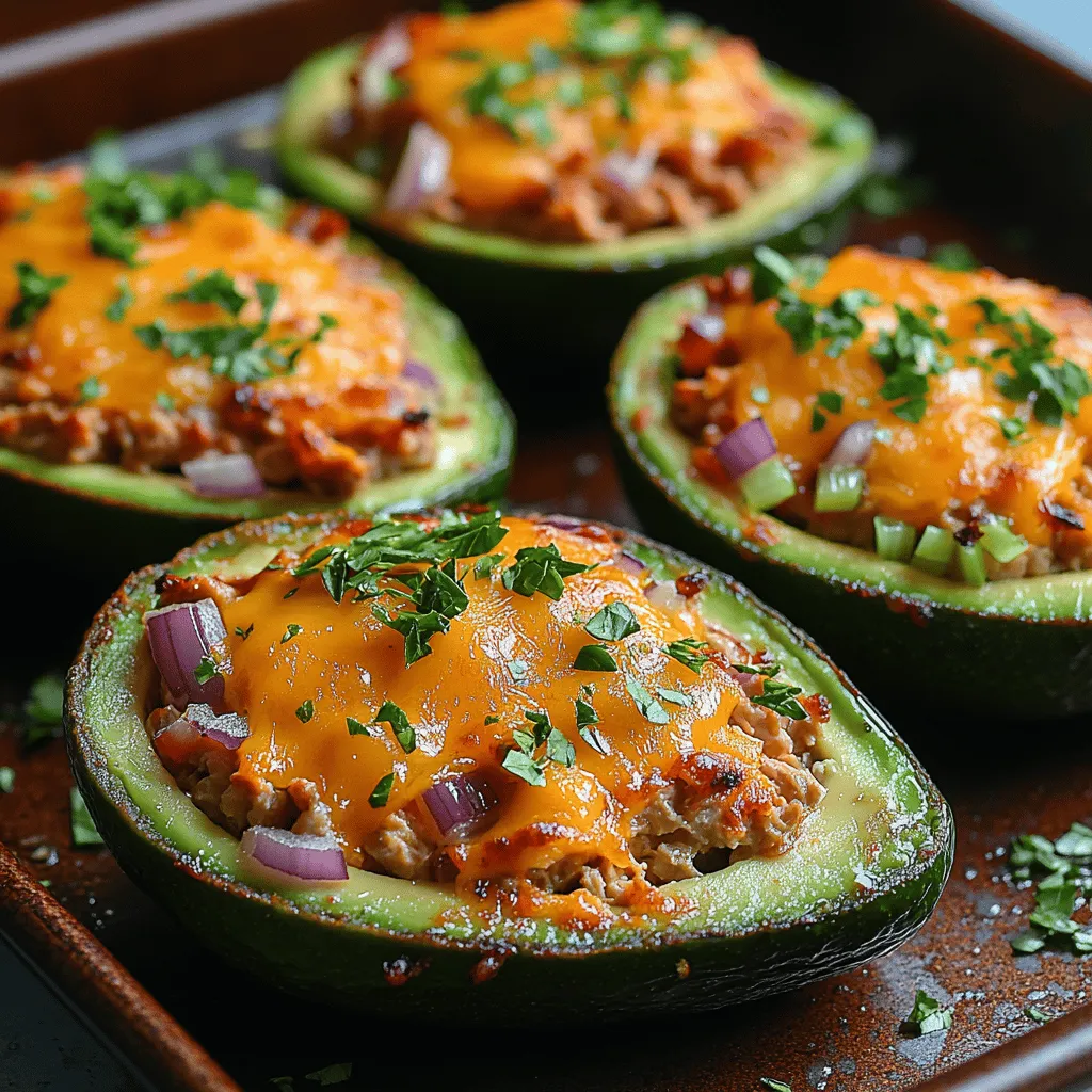 Avocados have surged in popularity over the last few decades, becoming a staple in kitchens around the world. Known for their creamy texture and rich flavor, these green fruits are not only delicious but also packed with health benefits. They are high in monounsaturated fats, which promote heart health, and are loaded with vitamins, minerals, and fiber. With increasing awareness about healthy eating, avocados have found their way into countless recipes, from salads to smoothies, and now, they take center stage in our delicious Savory Stuffed Avocado Tuna Melts.
