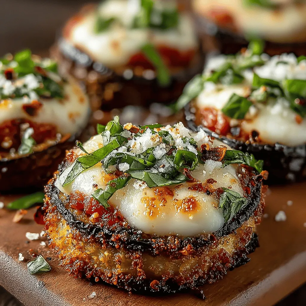 In recent years, the culinary world has embraced the versatility of eggplants, and for good reason. These vibrant vegetables not only add a unique flavor to dishes but also serve as a healthy alternative to traditional pizza bases. Mini Eggplant Pizza Bites are a perfect example of this innovation, marrying the classic flavors of pizza with the nutritional benefits of eggplants. These bite-sized treats are not only visually appealing but also packed with flavor, making them an excellent choice for appetizers, snacks, or even a light meal. Whether you're hosting a gathering or simply looking for a healthy alternative to satisfy your pizza cravings, these Mini Eggplant Pizza Bites will surely impress your family and friends.