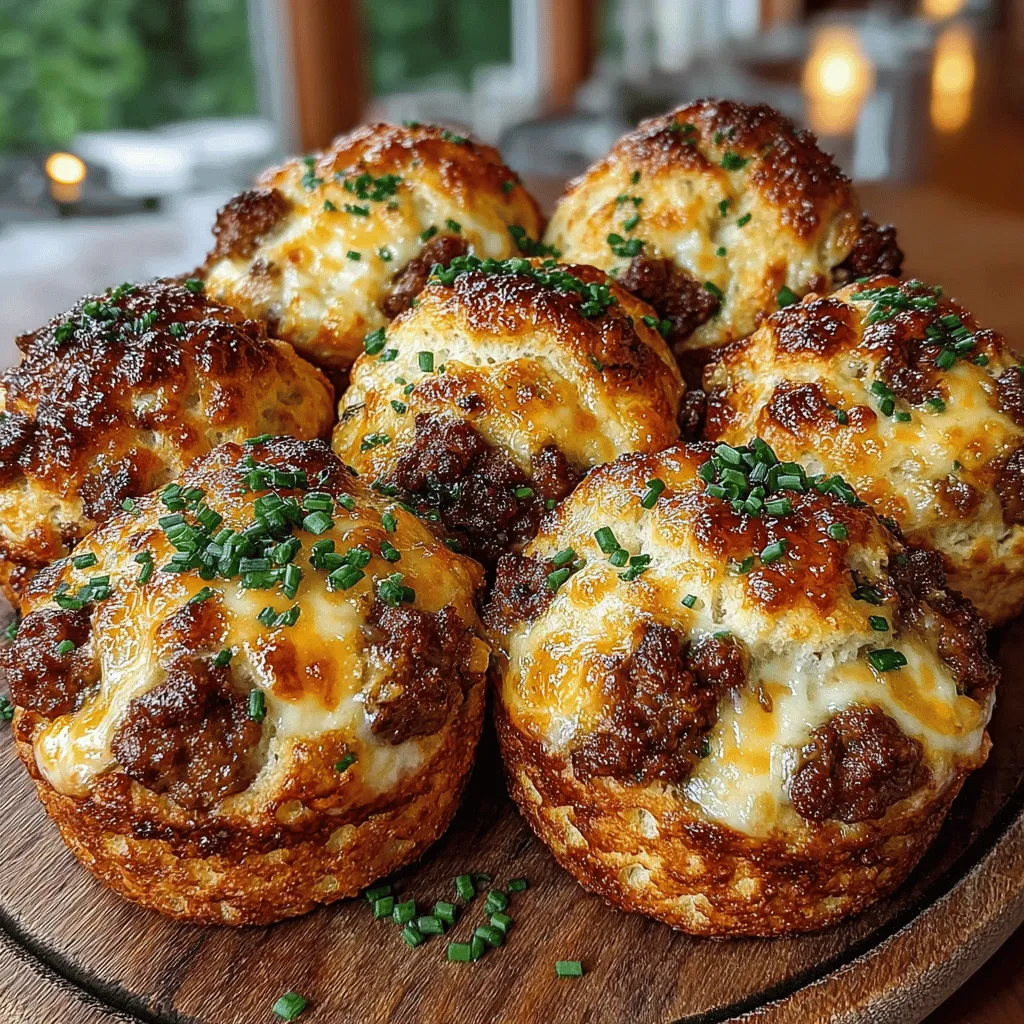 Mini sausage cheddar biscuit melts are a delightful combination of flavors that are sure to tantalize your taste buds. These bite-sized snacks bring together the savory goodness of breakfast sausage with the rich, sharp taste of cheddar cheese, all enveloped in a buttery, flaky biscuit. Perfect for a variety of occasions, they make an excellent addition to brunch gatherings, serve as a satisfying game day snack, or can simply be enjoyed as a comforting treat any time of the day.