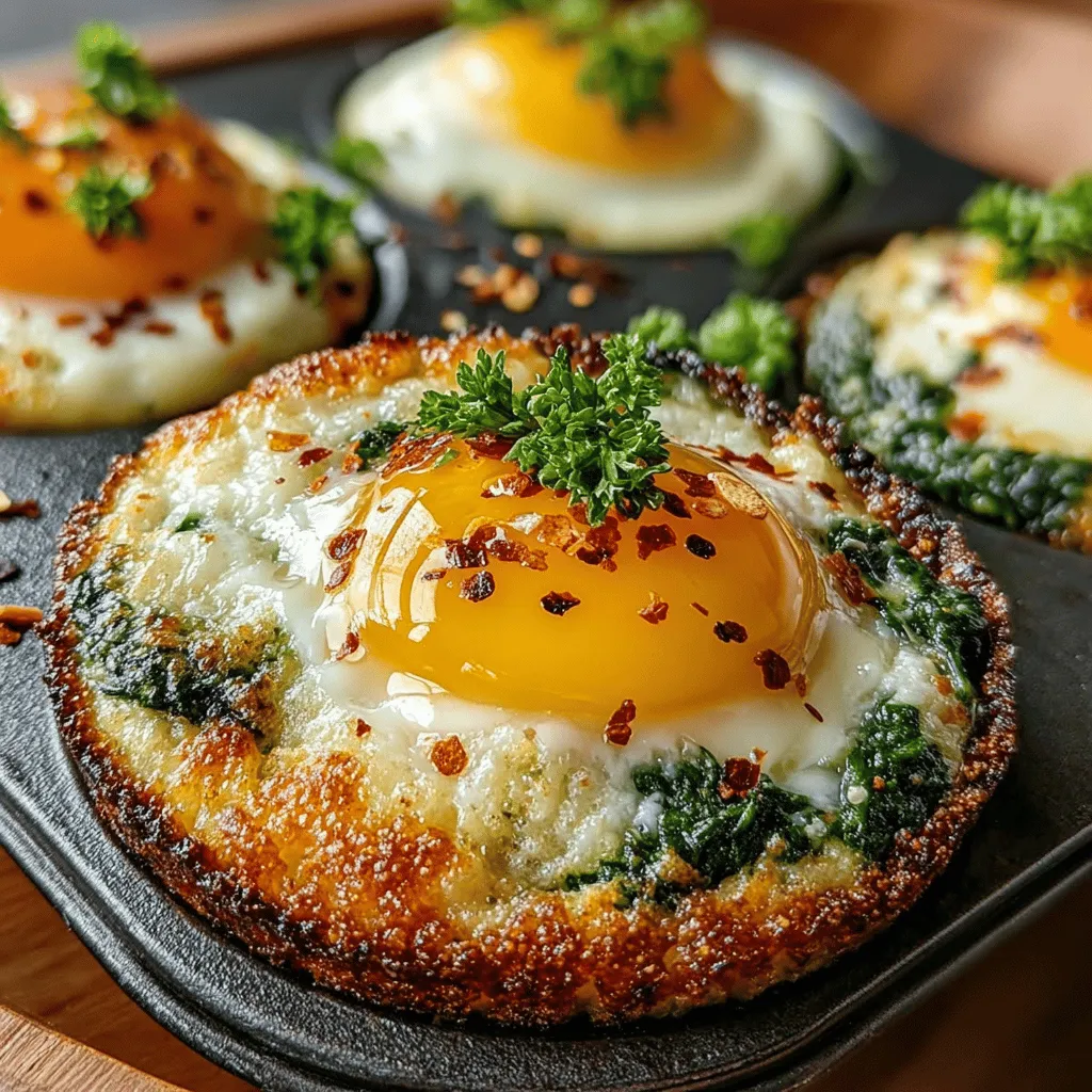 In the world of breakfast cuisine, the quest for dishes that marry health and flavor is never-ending. As our lifestyles become busier, the importance of a nutritious meal that can be prepared quickly grows even more paramount. Enter Cheesy Baked Egg and Spinach Nests, a delightful recipe that promises to satisfy your taste buds while packing a nutritional punch. This dish serves as a perfect example of how breakfast can be both indulgent and health-conscious, making it an excellent choice for busy mornings or leisurely brunches.