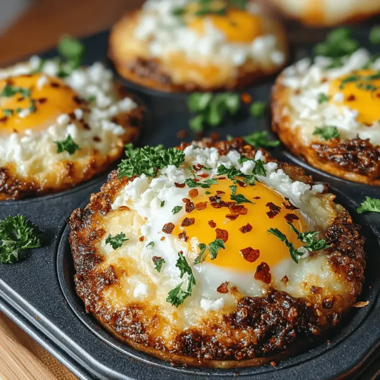 In the world of breakfast cuisine, the quest for dishes that marry health and flavor is never-ending. As our lifestyles become busier, the importance of a nutritious meal that can be prepared quickly grows even more paramount. Enter Cheesy Baked Egg and Spinach Nests, a delightful recipe that promises to satisfy your taste buds while packing a nutritional punch. This dish serves as a perfect example of how breakfast can be both indulgent and health-conscious, making it an excellent choice for busy mornings or leisurely brunches.