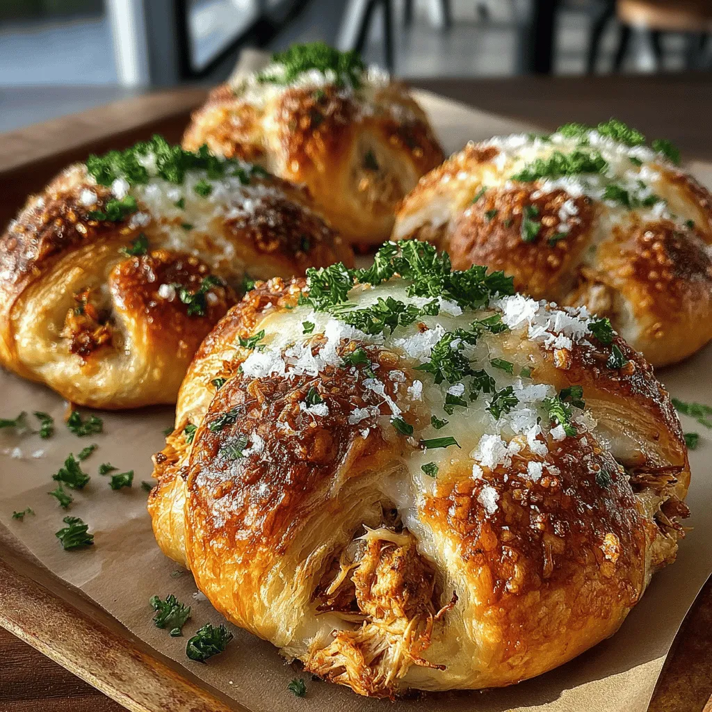 If you're in search of a crowd-pleasing appetizer that combines convenience with rich, comforting flavors, look no further than Mini Chicken Alfredo Crescent Puffs. This delightful dish encapsulates the essence of classic Italian cuisine while utilizing readily available ingredients, making it a perfect choice for any occasion. Whether you're hosting a family gathering, celebrating a special event, or simply enjoying a casual get-together with friends, these mini puffs are sure to impress your guests.