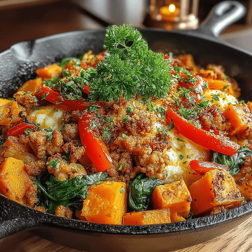 In today’s fast-paced world, finding time to prepare healthy and delicious meals can often feel like a daunting task. Enter the Savory Sweet Potato and Turkey Skillet, a dish that not only promises vibrant flavors but also delivers on convenience, making it an ideal choice for busy weeknights. This one-pan meal combines the earthy sweetness of sweet potatoes with the lean protein of ground turkey, resulting in a hearty dish that satisfies both the palate and nutritional needs.