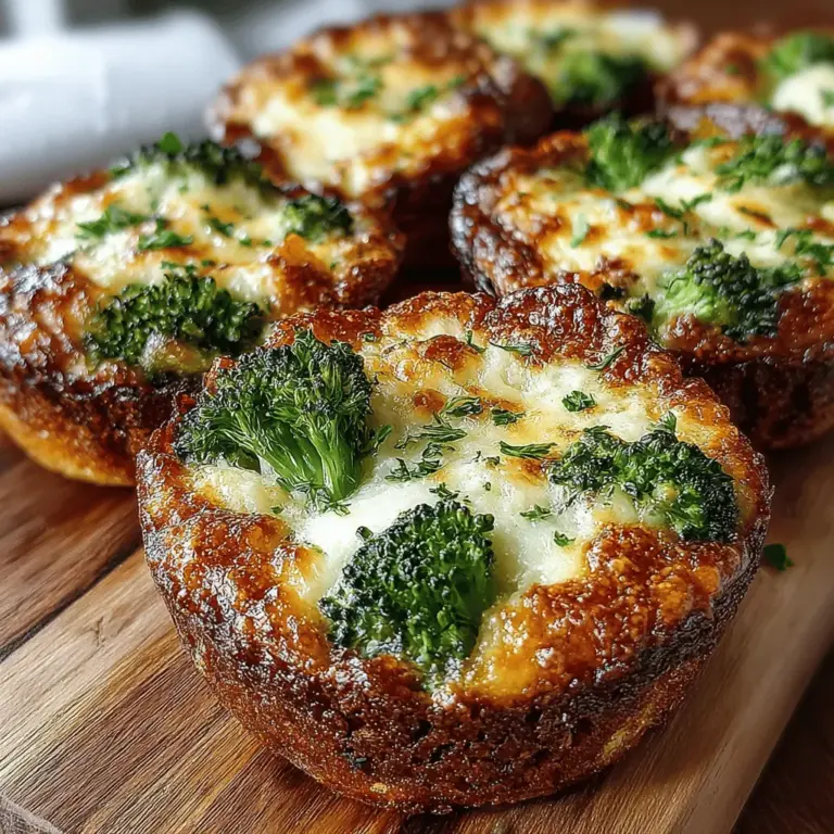 If you’re searching for a mouthwatering snack that combines taste and nutrition, look no further than Cheesy Broccoli Bites Delight. This delightful recipe transforms humble ingredients into irresistible bites that are perfect for any occasion. Whether served as an appetizer at a party or enjoyed as a healthy snack at home, these cheesy broccoli bites are sure to please both adults and children alike.