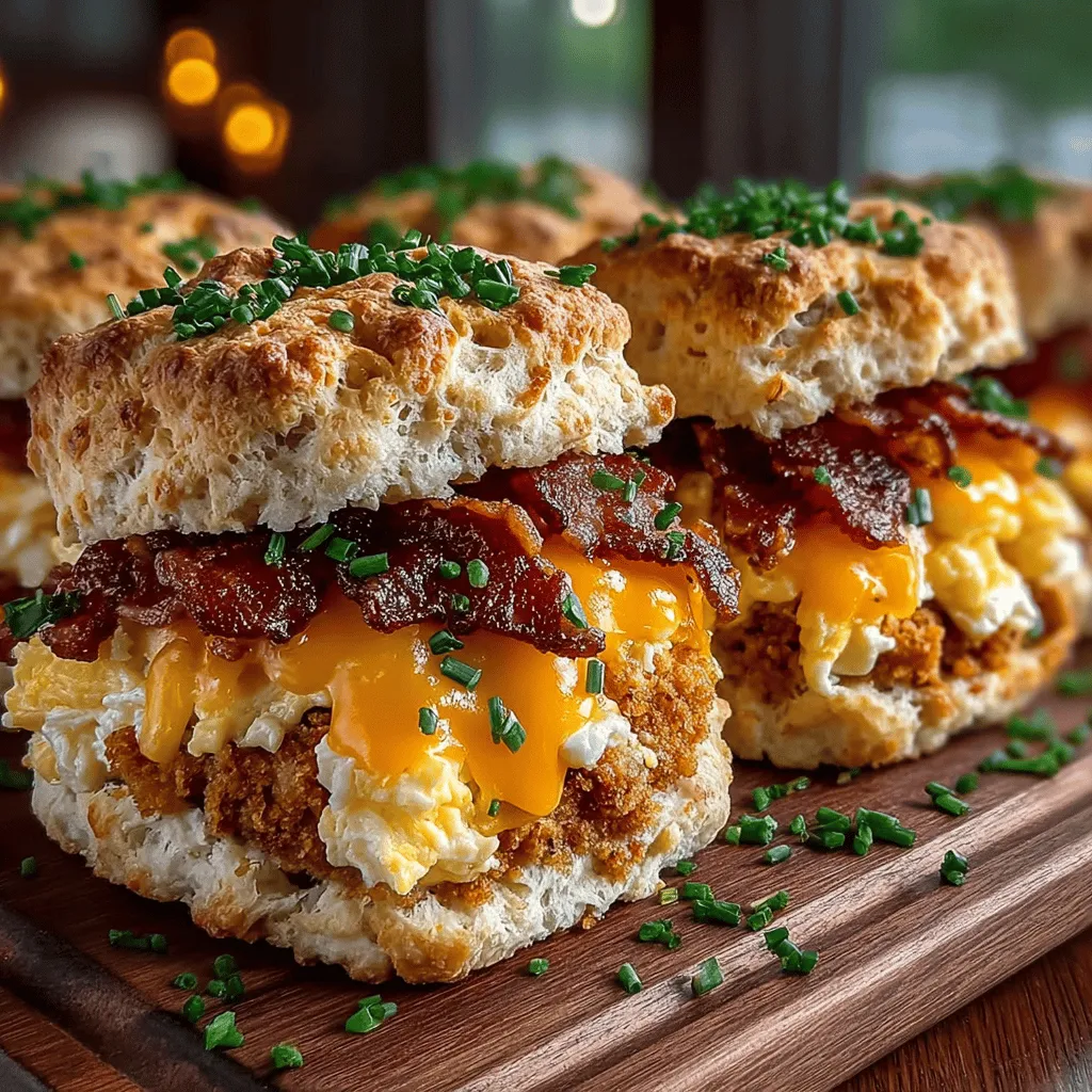 In recent years, the comfort food trend has experienced a renaissance, with many home cooks and chefs alike revisiting classic dishes to add their own modern twists. Among these beloved recipes is the breakfast sandwich, a staple that offers a quick and satisfying start to the day. However, if you're looking to elevate your breakfast experience, look no further than Mini Bacon Egg & Cheese Biscuit Stacks. These delightful morsels are not only a perfect breakfast or brunch option but also a crowd-pleaser that combines convenience with a burst of flavor.