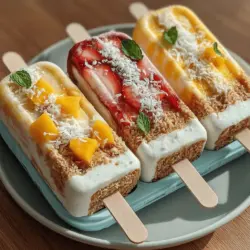As the warm embrace of summer envelops us, the quest for the perfect treat to cool down becomes paramount. Among the myriad of options available, few delights can rival the satisfaction of a homemade frozen pop, particularly when it’s infused with refreshing tropical flavors. Enter the Tropical Bliss Frozen Coconut Banana Yogurt Pops—an incredibly easy and delightful way to enjoy the season. These pops are not just a feast for the taste buds; they are a healthy choice that the whole family can enjoy.