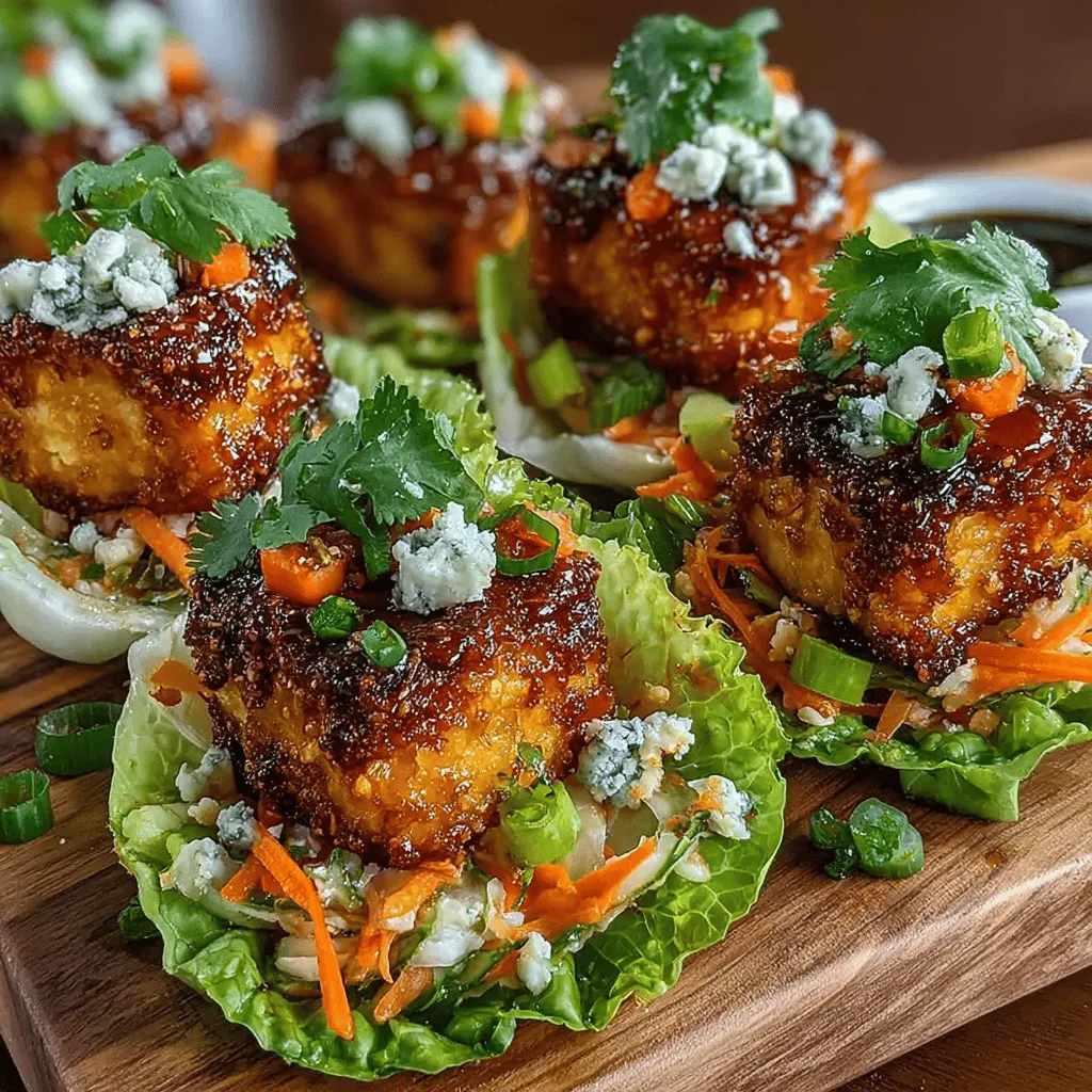 In recent years, plant-based diets have surged in popularity, transforming the culinary landscape for both health enthusiasts and food lovers alike. With a growing awareness of the environmental impact of food choices and an increasing desire for healthier options, many are turning to creative vegan and vegetarian recipes. Among these delightful offerings, the Spicy Crunchy Mini Buffalo Tofu Lettuce Wrap Bites stand out as a vibrant and flavorful option for appetizers or snacks. These bites not only cater to plant-based eaters but also offer a satisfying experience for anyone seeking a delicious twist on traditional buffalo wings.