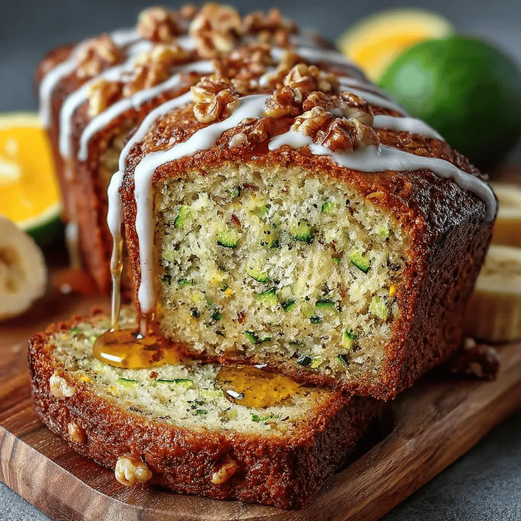 Zesty Zucchini Banana Bread Recipe: A Wholesome Delight