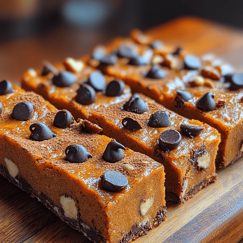 Pumpkin Chocolate Snack Bars Recipe