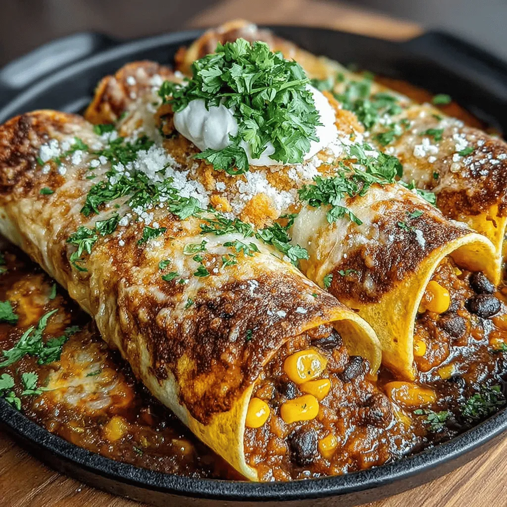 If you're on the lookout for a delicious, satisfying, and healthy vegetarian dish, look no further than spicy sweet potato black bean enchiladas. This recipe is not just a feast for the taste buds but also a celebration of wholesome ingredients that pack a nutritional punch. Enchiladas, a staple of Mexican cuisine, are typically filled with a variety of ingredients, rolled up in tortillas, and smothered in a rich sauce. In this version, sweet potatoes and black beans take center stage, providing a delightful combination of flavors and textures that will leave you craving more.