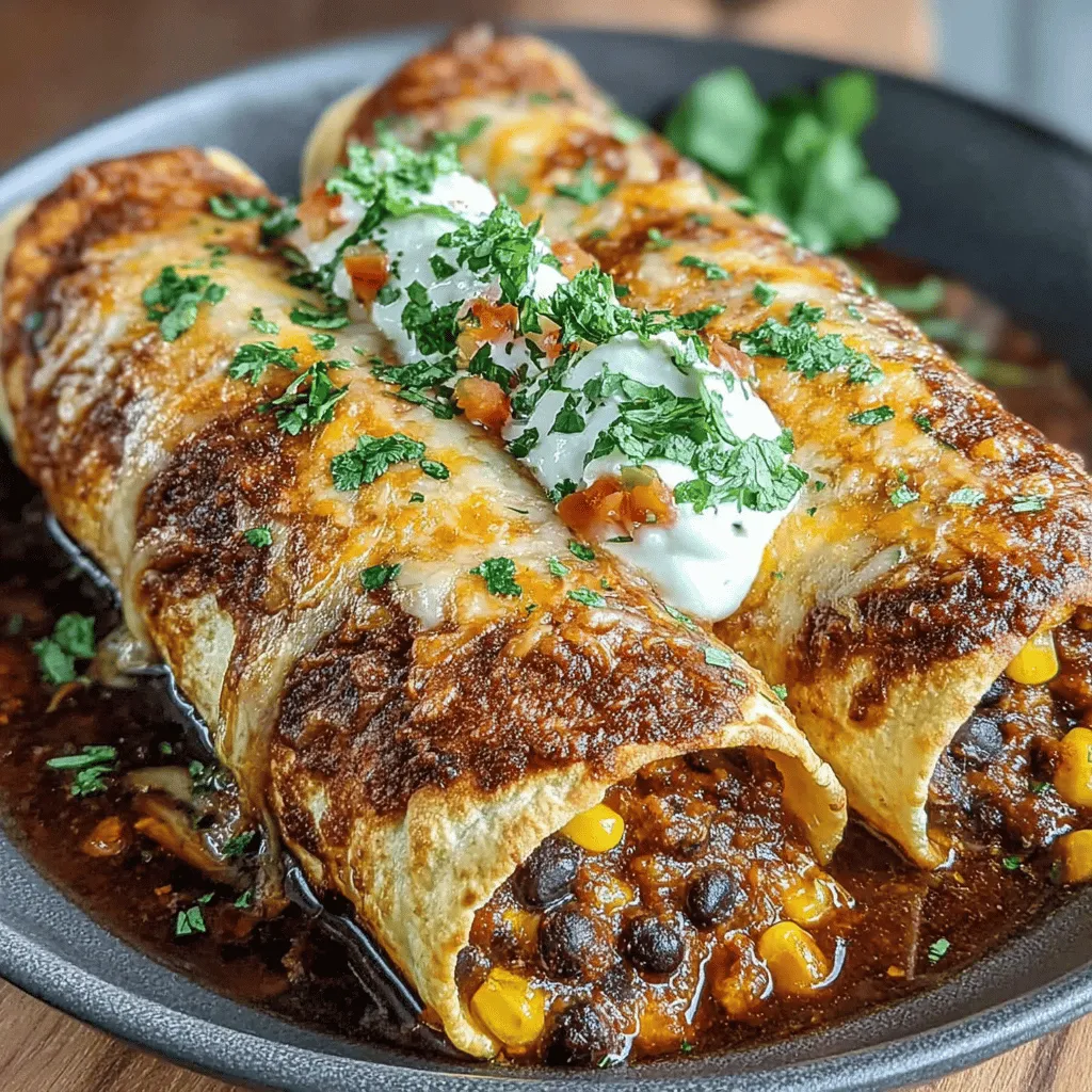 If you're on the lookout for a delicious, satisfying, and healthy vegetarian dish, look no further than spicy sweet potato black bean enchiladas. This recipe is not just a feast for the taste buds but also a celebration of wholesome ingredients that pack a nutritional punch. Enchiladas, a staple of Mexican cuisine, are typically filled with a variety of ingredients, rolled up in tortillas, and smothered in a rich sauce. In this version, sweet potatoes and black beans take center stage, providing a delightful combination of flavors and textures that will leave you craving more.