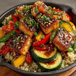 In a world where meal prep often takes a backseat to busy schedules and fast food options, the Zesty Zucchini & Tofu Toss emerges as a vibrant, nutritious, and quick solution for those seeking a delicious plant-based dish. This recipe not only showcases the versatility of tofu and zucchini but also offers a delightful medley of colors and flavors that can elevate any dining experience. Whether you're a seasoned vegan or simply looking to incorporate more vegetables into your diet, this dish is both satisfying and easy to prepare.