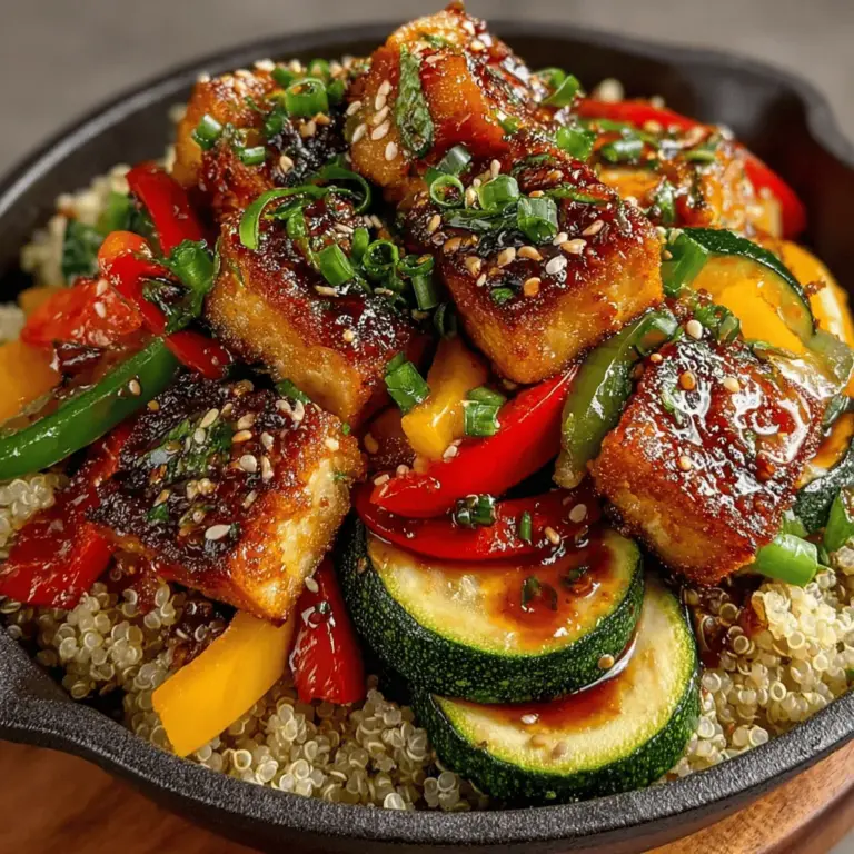 In a world where meal prep often takes a backseat to busy schedules and fast food options, the Zesty Zucchini & Tofu Toss emerges as a vibrant, nutritious, and quick solution for those seeking a delicious plant-based dish. This recipe not only showcases the versatility of tofu and zucchini but also offers a delightful medley of colors and flavors that can elevate any dining experience. Whether you're a seasoned vegan or simply looking to incorporate more vegetables into your diet, this dish is both satisfying and easy to prepare.