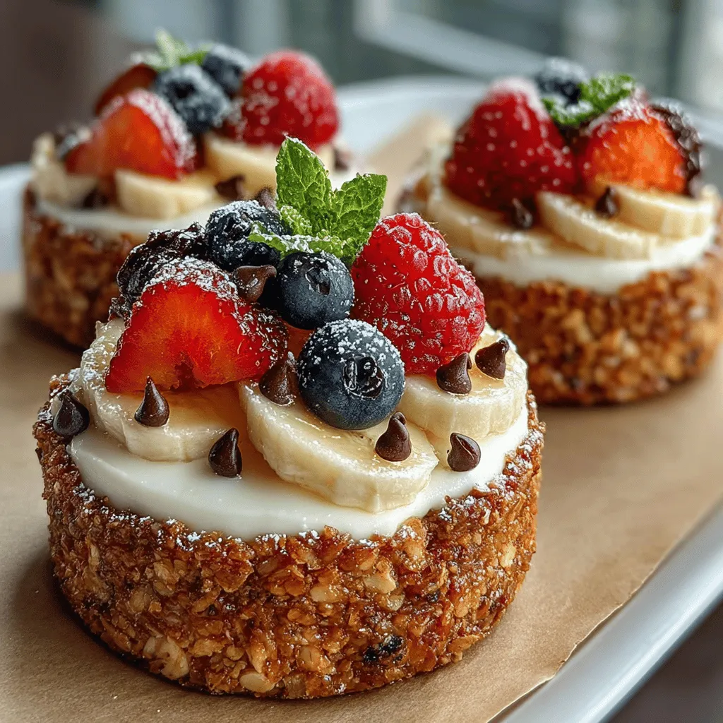 In today's health-conscious world, finding a snack that balances both indulgence and nutrition can often feel like a challenge. However, the Frozen Yogurt Granola Sandwich Rounds offer a delightful solution, merging creamy yogurt, crunchy granola, and fresh fruit into a fun and nutritious treat. This recipe stands out not only for its flavor but also for its versatility, making it perfect for a variety of occasions—from warm summer afternoons to busy mornings when you need a quick breakfast option.