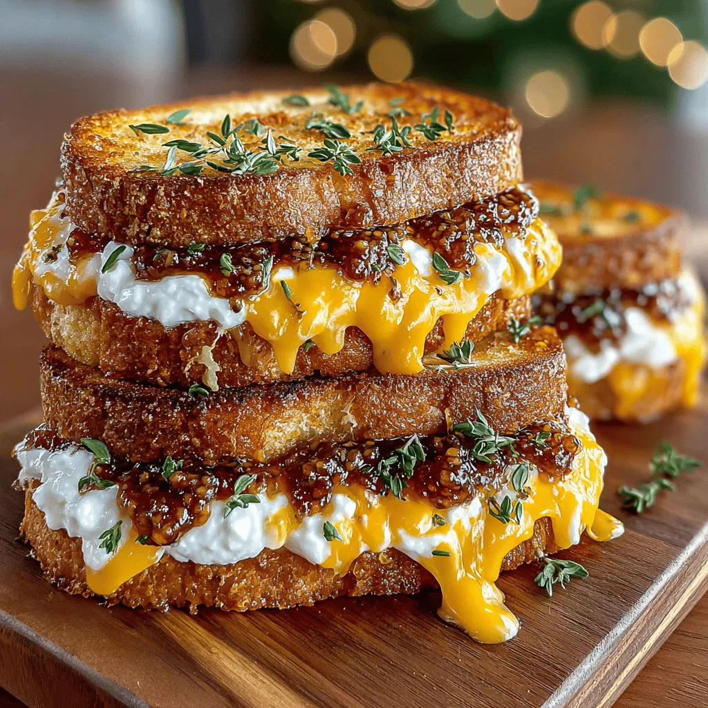 There's something inherently comforting about a well-crafted sandwich. The crunch of the bread, the melt of the cheese, and the harmony of flavors create a culinary experience that warms the soul. In the world of sandwiches, the Fig Jam Sandwich Melt stands out as a unique offering that marries the traditional grilled cheese with a sweet and savory twist. This delightful creation invites you to explore the delicious interplay of rich cheeses and the natural sweetness of figs, making it a perfect choice for any occasion.