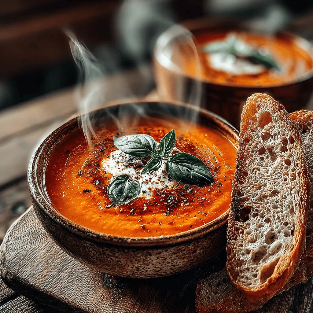Creamy Crockpot Tomato Pumpkin Soup