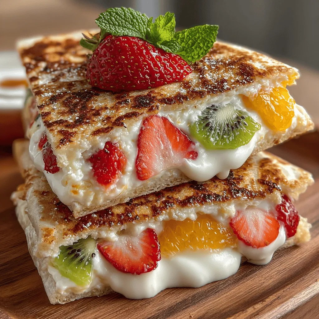 To create a Grilled Fruit Pizza Sandwich Melt, understanding the ingredients is key. Each component plays a vital role in achieving that perfect balance of flavors and textures.