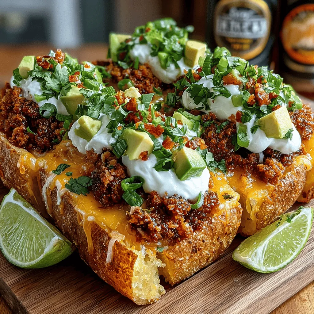 If you're looking for a deliciously satisfying snack or side dish that packs a punch of flavor, look no further than Loaded Hatch Chili Potato Wedges. This mouthwatering recipe combines the heartiness of crispy potato wedges with the vibrant, spicy kick of Hatch green chilies, resulting in a dish that is both comforting and indulgent. The rich, earthy flavor of these chilies elevates the classic concept of loaded potato wedges into a culinary experience that is sure to impress family and friends alike.