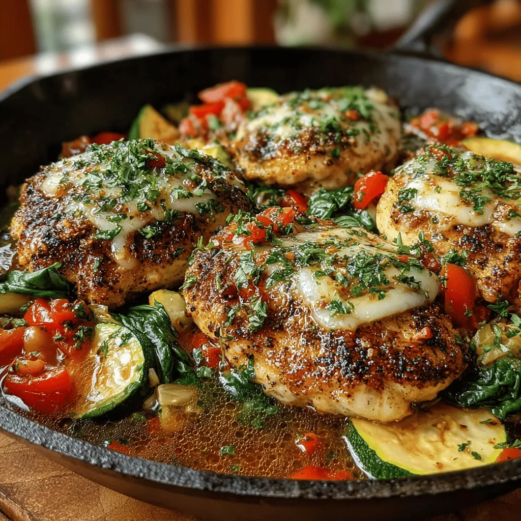 If you’re in search of a delicious, easy-to-prepare meal that bursts with flavor and nutritional benefits, look no further than the Neapolitan Chicken Skillet. This one-pan dish combines tender chicken, vibrant vegetables, and aromatic herbs, creating a comforting meal that is perfect for busy weeknights or family gatherings. The essence of this recipe lies in its simplicity and the wholesome ingredients that define it, making it an ideal addition to your dinner rotation.