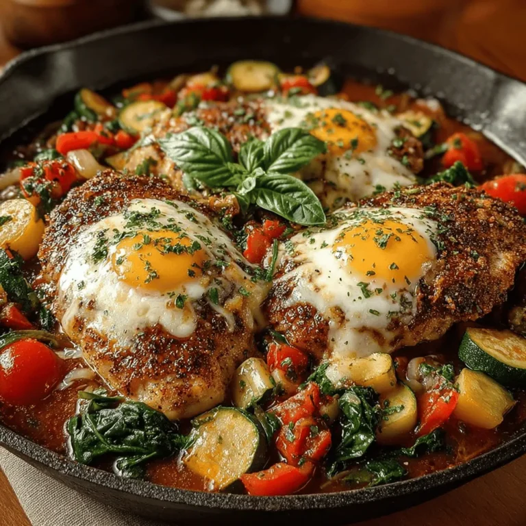 If you’re in search of a delicious, easy-to-prepare meal that bursts with flavor and nutritional benefits, look no further than the Neapolitan Chicken Skillet. This one-pan dish combines tender chicken, vibrant vegetables, and aromatic herbs, creating a comforting meal that is perfect for busy weeknights or family gatherings. The essence of this recipe lies in its simplicity and the wholesome ingredients that define it, making it an ideal addition to your dinner rotation.