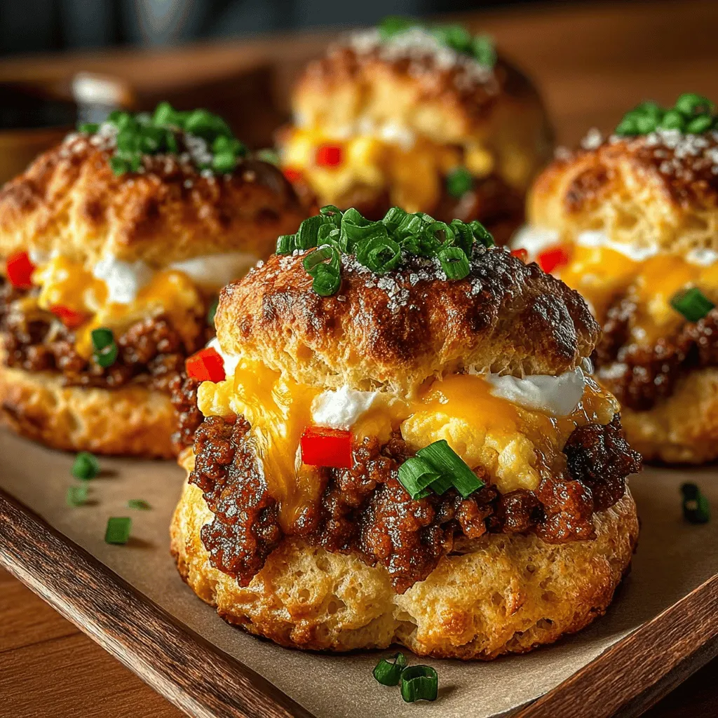 Breakfast has long been heralded as the most important meal of the day, and for good reason. It sets the tone for our energy levels and mood, offering a fresh start to busy mornings filled with commitments. As our lifestyles evolve, the demand for quick yet satisfying breakfast options has surged. Enter the Mini Breakfast Biscuit Bomb Bites—a delightful fusion of convenience and flavor that offers a handheld solution for those on the go. These bite-sized morsels are not just perfect for breakfast; they also make an impressive addition to brunch gatherings, bringing a touch of comfort food to any table.