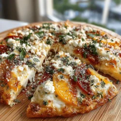 Peachy Paradise Pizza: A Flavorful Journey