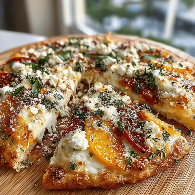 In recent years, the culinary world has seen a delightful rise in the popularity of fruit-based pizzas. This trend showcases the versatility of pizza, moving beyond traditional toppings like pepperoni and mushrooms to encompass a vibrant array of fresh fruits. Among the standout creations in this burgeoning category is the Peachy Paradise Pizza, a unique dish that perfectly marries the sweetness of ripe peaches with savory ingredients. This pizza is not just a feast for the eyes; it offers a tantalizing balance of flavors that can elevate any meal.