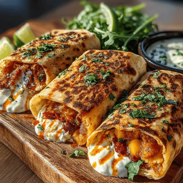 If you're looking for a dish that perfectly balances sweet and spicy flavors, look no further than Sweet and Spicy Peach Wraps. This delightful recipe marries the natural sweetness of ripe peaches with the creamy tang of cream cheese, all elevated by a kick of Sriracha. The result is a delicious wrap that is not only bursting with flavor but also offers a unique culinary experience that can be enjoyed at any time of day.