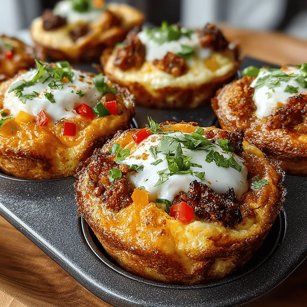 In the ever-evolving landscape of nutritious and convenient meals, Mini Sweet Potato Chorizo Frittata Cups have emerged as a standout option that combines flavor and health in each bite. These delightful, bite-sized frittatas are ideal for various occasions, whether it's a leisurely breakfast, a festive brunch gathering, or simply a satisfying snack throughout the day. Their versatility is matched only by their nutritious profile, as they are packed with protein, vibrant vegetables, and a hint of spice from the chorizo, catering to diverse dietary preferences.