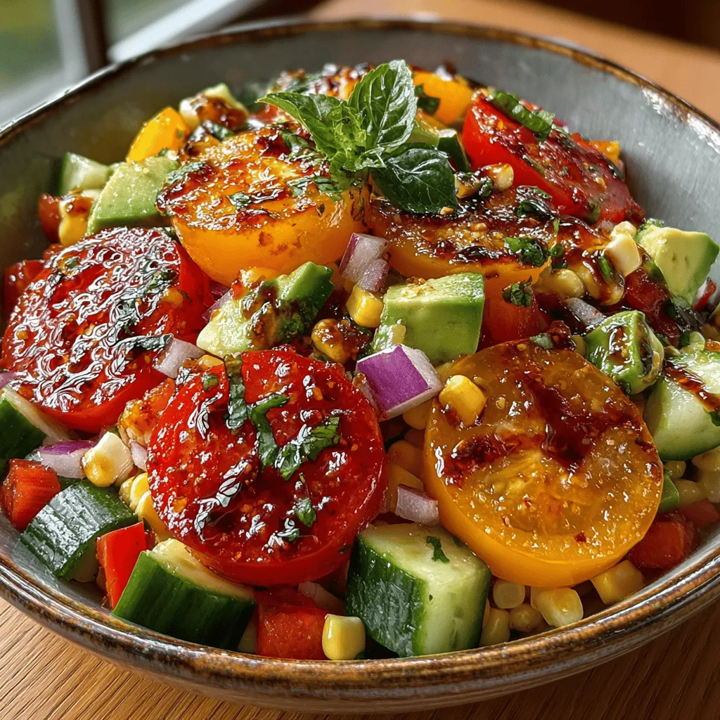 As summer approaches, the desire for vibrant, fresh flavors becomes irresistible. The Sunshine Bliss Salad embodies this spirit, offering a delightful combination of colors and tastes that can brighten any meal. This salad is not just visually appealing; it also provides a refreshing burst of flavor that can complement a variety of dishes or serve as a standalone meal. The blend of seasonal produce makes it a perfect choice for warm weather gatherings, picnics in the park, or simply enjoying at home on a sunny afternoon.